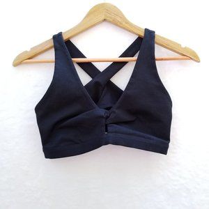 Fabletics Twist Sports Bra Black XXS